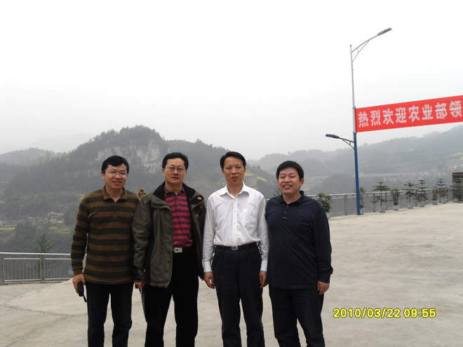 農(nóng)業(yè)農(nóng)村部張?zhí)熳艨値?、陳章全司長到重慶69指導(dǎo)工作